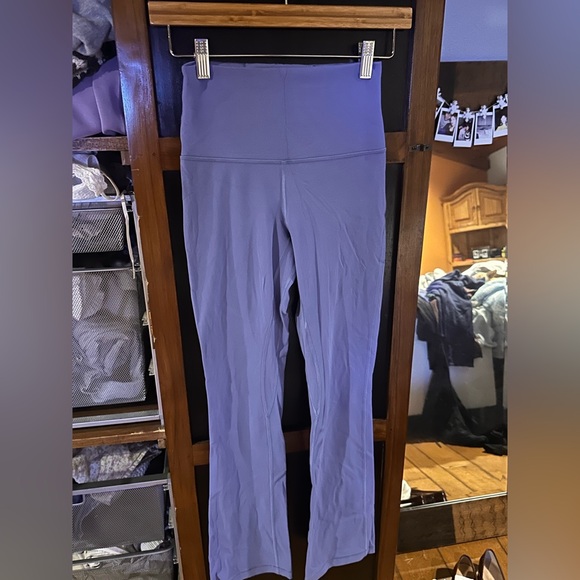 lululemon athletica Pants - Lululemon Blue Mini Flares 28”